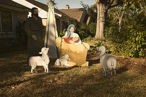 White Lamb Nativity
